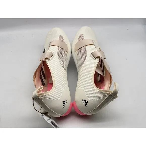 Adidas The Indoor Mens Cycling Shoes Off White Shadow Maroon Size 9