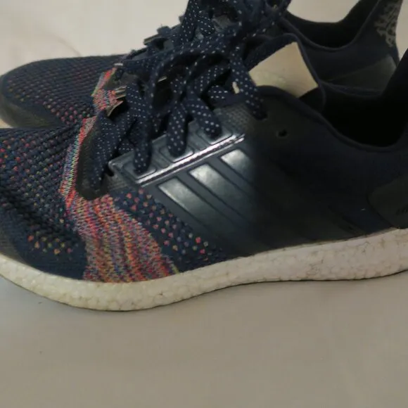 Adidas Ultra Boost St LTD Collegiate Navy Multicolor Sneakers AQ5557 Men’s 9.5