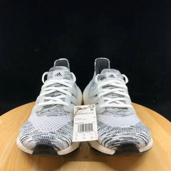 adidas UltraBoost 21 Oreo Womens White Black GV7712 Lightweight Running