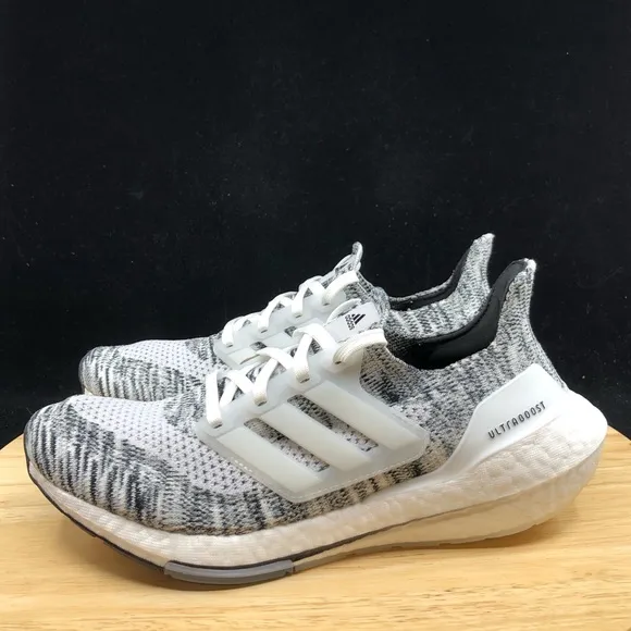 adidas UltraBoost 21 Oreo Womens White Black GV7712 Lightweight Running