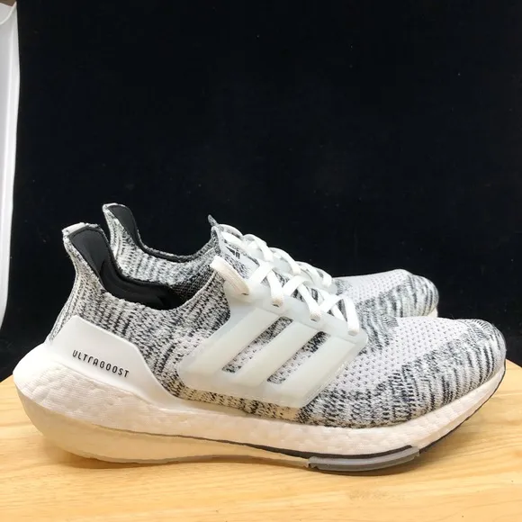 adidas UltraBoost 21 Oreo Womens White Black GV7712 Lightweight Running