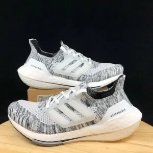 adidas UltraBoost 21 Oreo Womens White Black GV7712 Lightweight Running