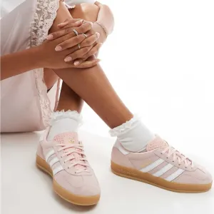 Adidas Women's Gazelle Pink Sneakers Size 8