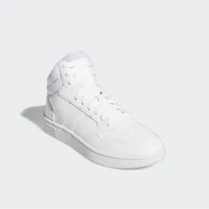 ADIDAS WOMEN’S HOOPS MID CLASSIC SHOES - WHITE MULTIPLE SIZES (NEW)