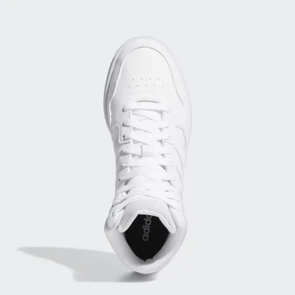 ADIDAS WOMEN’S HOOPS MID CLASSIC SHOES - WHITE MULTIPLE SIZES (NEW)