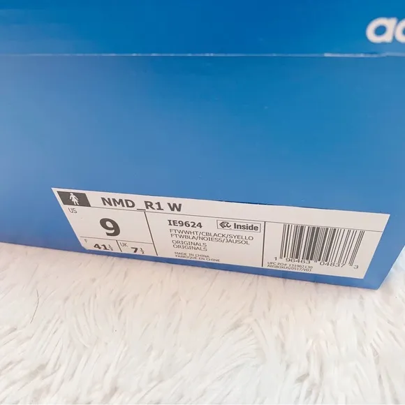 Adidas women's NMD R1 shoes sneakers Cloud White / Core Black / Solar