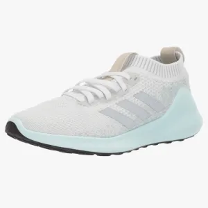 ADIDAS Women's Purebounce , White/Silver Metallic/ice Mint, 6