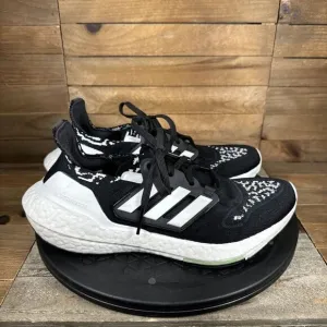 adidas Women's Sz 6.5 Ultraboost 22 Running Shoes GX8019 Black/White EUC