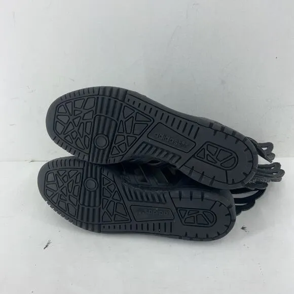 Adidas X Jeremy Scott Wings Boys' Size 5 Black/Green Sneakers Preowned