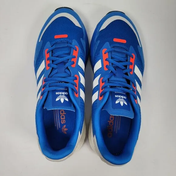 Adidas ZX 1K Boost Blue White Orange Men's Running Shoes H68720 US Size 7.5