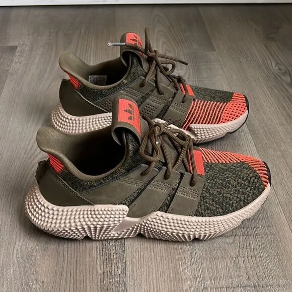 Adidas Prophere Junior Shoes Sneakers Green Orange AQ0509 Men’s 5