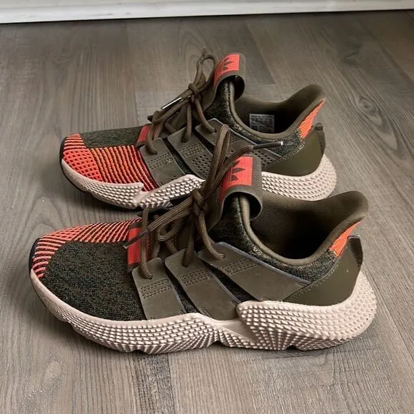 Adidas Prophere Junior Shoes Sneakers Green Orange AQ0509 Men’s 5
