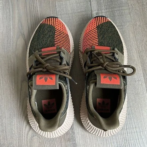 Adidas Prophere Junior Shoes Sneakers Green Orange AQ0509 Men’s 5