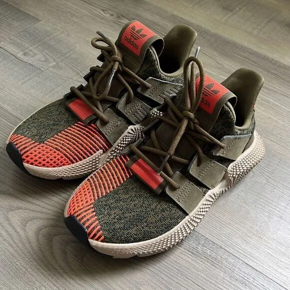 Adidas Prophere Junior Shoes Sneakers Green Orange AQ0509 Men’s 5