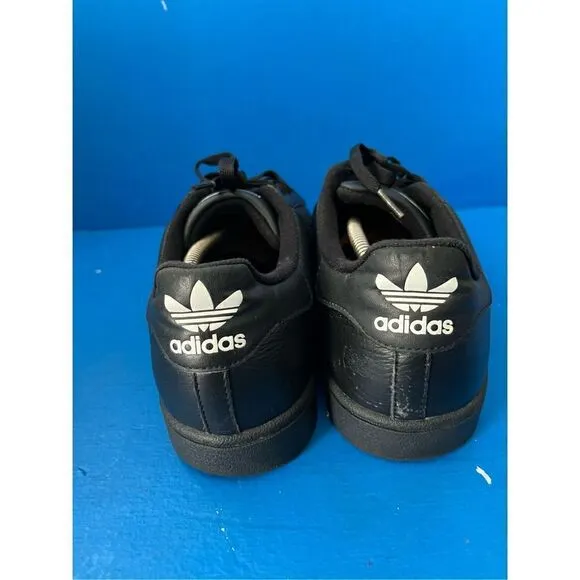 Adidas Superstar 2 Mens Size 11.5 Black Shoes Sneakers Shell Toe Athletic 677660