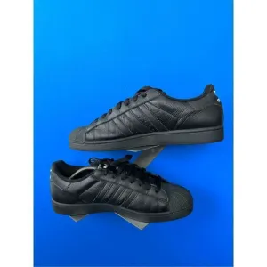 Adidas Superstar 2 Mens Size 11.5 Black Shoes Sneakers Shell Toe Athletic 677660