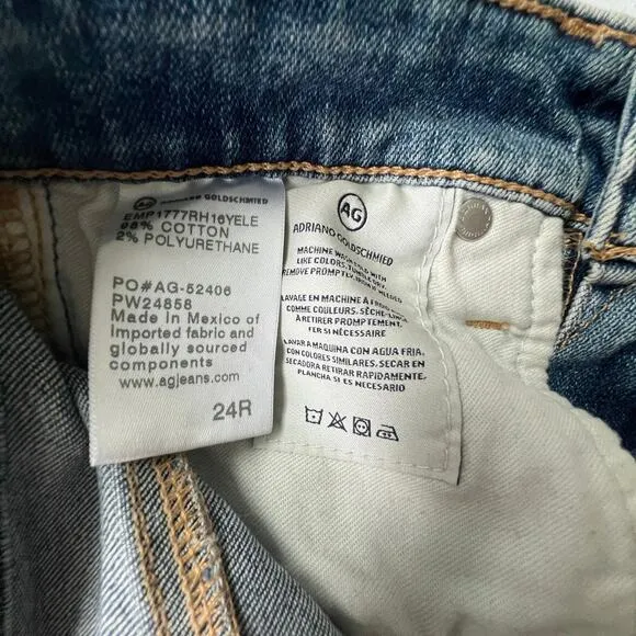 AG Farrah Ankle Skinny Jeans 16 Years Element Sz 24R Designer Denim