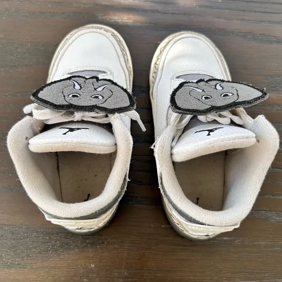 Air Jordan 3 Retro Hide N Sneak Elephant Toddler Shoes