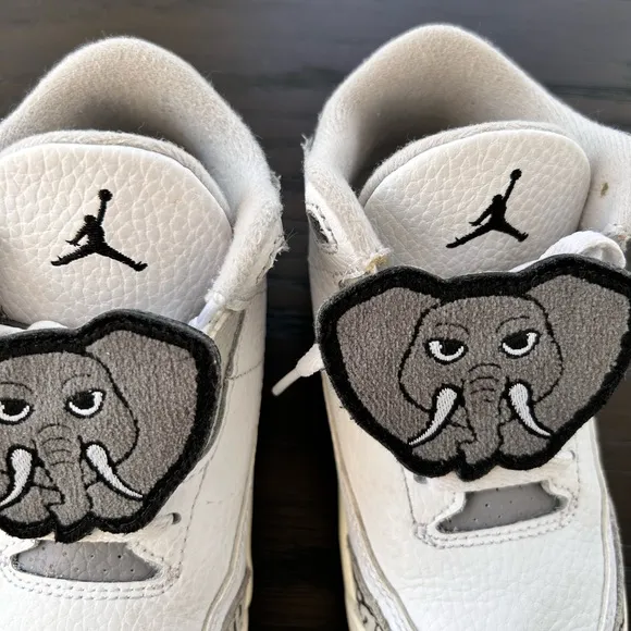 Air Jordan 3 Retro Hide N Sneak Elephant Toddler Shoes