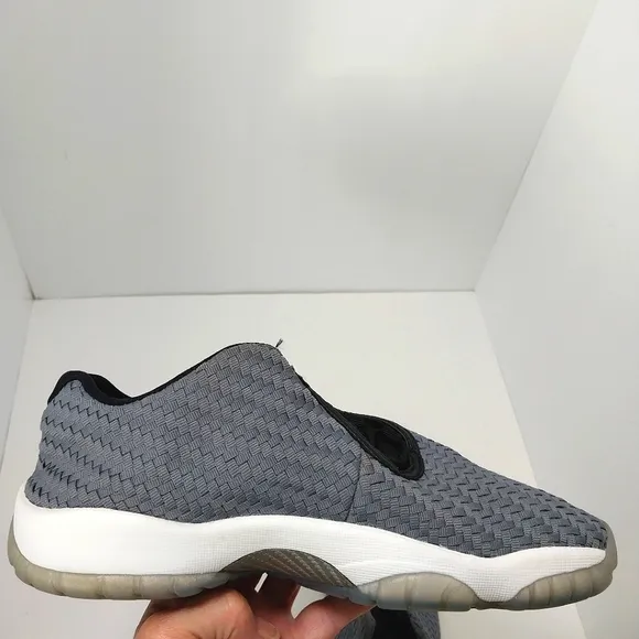 Air Jordan Future Low Sneakers, Wolf Grey, Size 6.5Y|‎ 8W|EUR 39