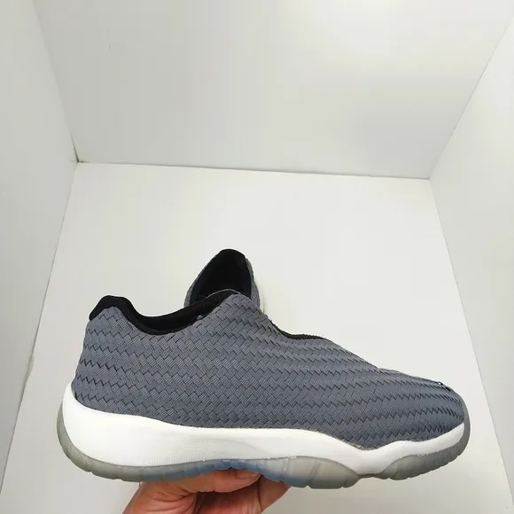 Air Jordan Future Low Sneakers, Wolf Grey, Size 6.5Y|‎ 8W|EUR 39