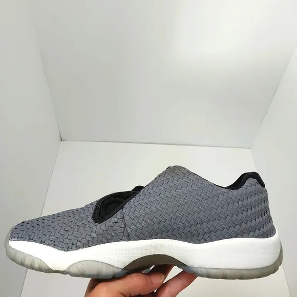 Air Jordan Future Low Sneakers, Wolf Grey, Size 6.5Y|‎ 8W|EUR 39