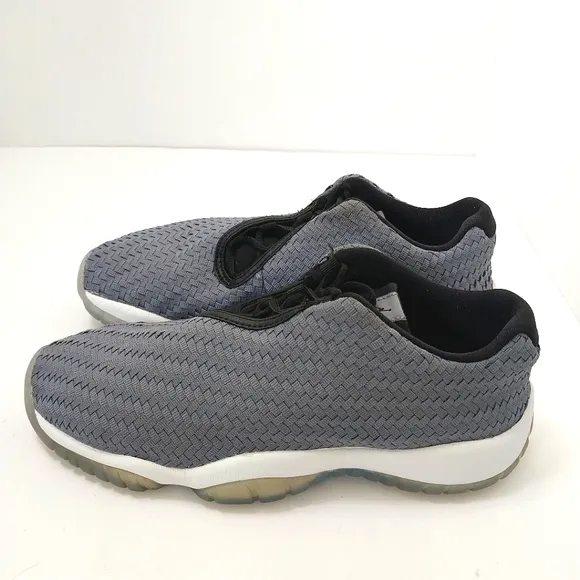 Air Jordan Future Low Sneakers, Wolf Grey, Size 6.5Y|‎ 8W|EUR 39