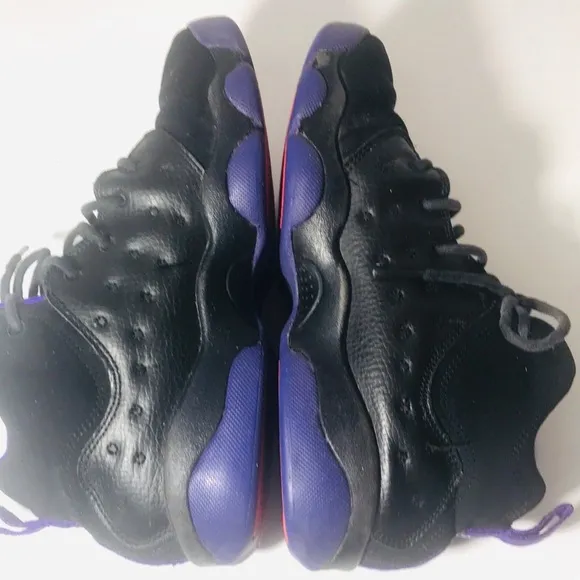 AIR JORDAN JUMPMAN TEAM II BLACK FIERCE PURPLE