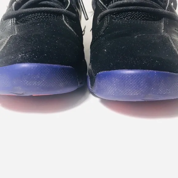 AIR JORDAN JUMPMAN TEAM II BLACK FIERCE PURPLE
