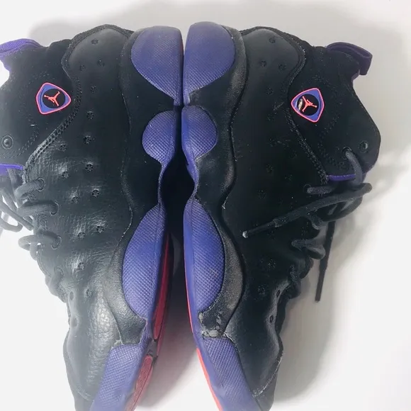 AIR JORDAN JUMPMAN TEAM II BLACK FIERCE PURPLE
