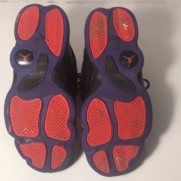 AIR JORDAN JUMPMAN TEAM II BLACK FIERCE PURPLE