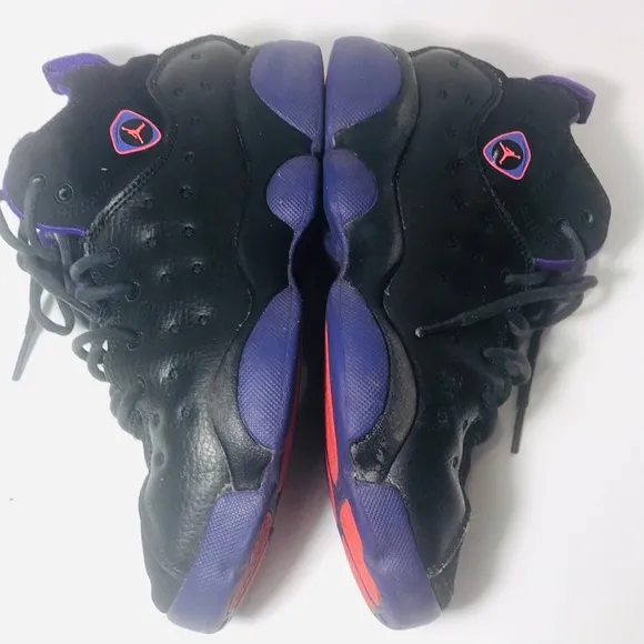 AIR JORDAN JUMPMAN TEAM II BLACK FIERCE PURPLE
