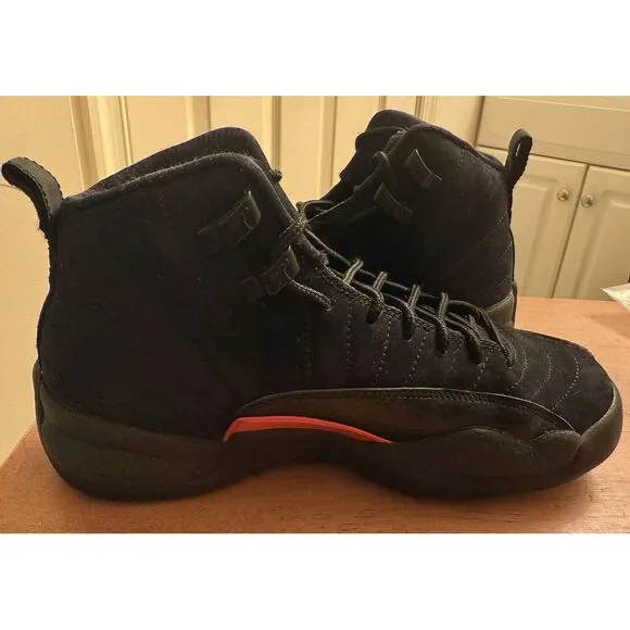 Air Jordan Retro 12 &quot;Rush Pink&quot; 5.5Y Black