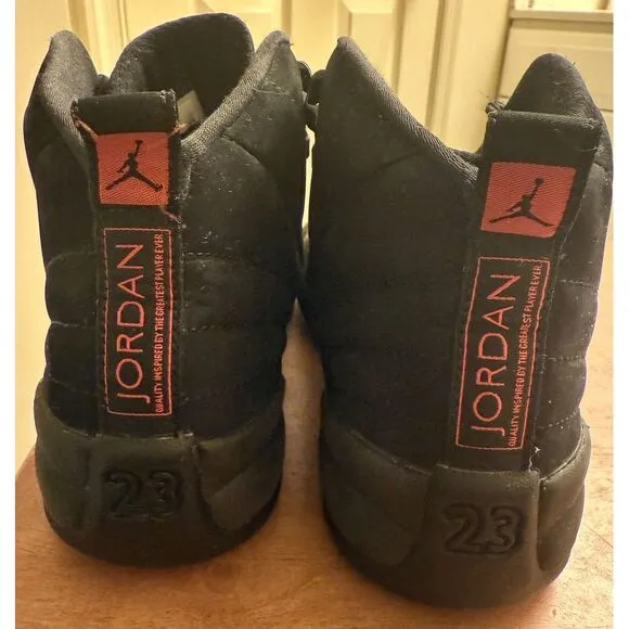 Air Jordan Retro 12 &quot;Rush Pink&quot; 5.5Y Black