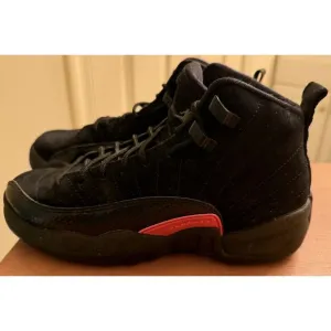 Air Jordan Retro 12 &quot;Rush Pink&quot; 5.5Y Black