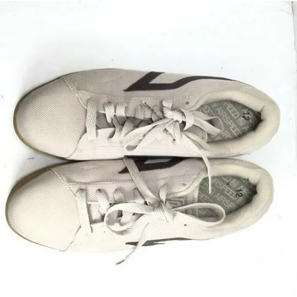 Airspeed Men's Sneaker Shoes Casual Lightweight Lace Up Beige Size 12