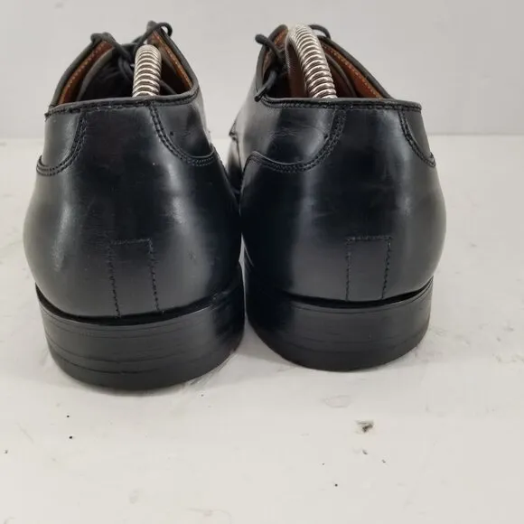 Alden 971 Straight Tip Blucher (Black Calf) Cap Toe Oxford  Mens Shoes Size 9.5