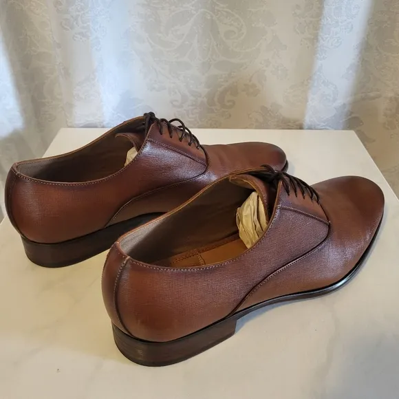 ALDO Morio Men's Oxford Dress Shoes, Size 12, Brown Cognac, Classic, Elegant