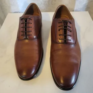 ALDO Morio Men's Oxford Dress Shoes, Size 12, Brown Cognac, Classic, Elegant