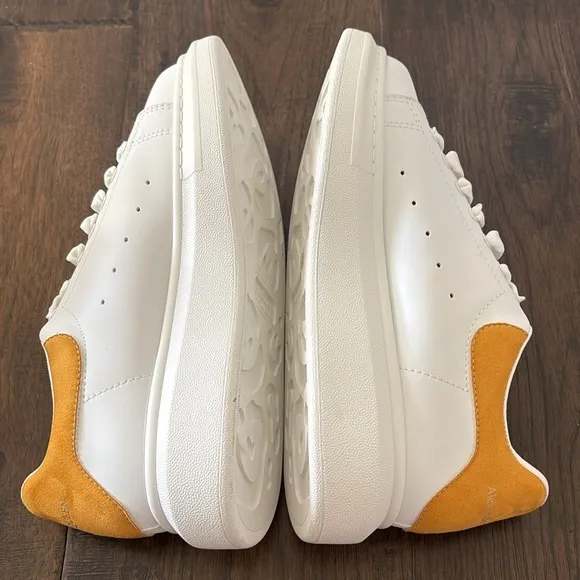 Alexander Mcqueen White Leather Oversized Platform Sneakers Mens 43 /‎ US 10
