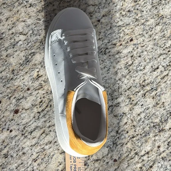 Alexander Mcqueen White Leather Oversized Platform Sneakers Mens 43 /‎ US 10