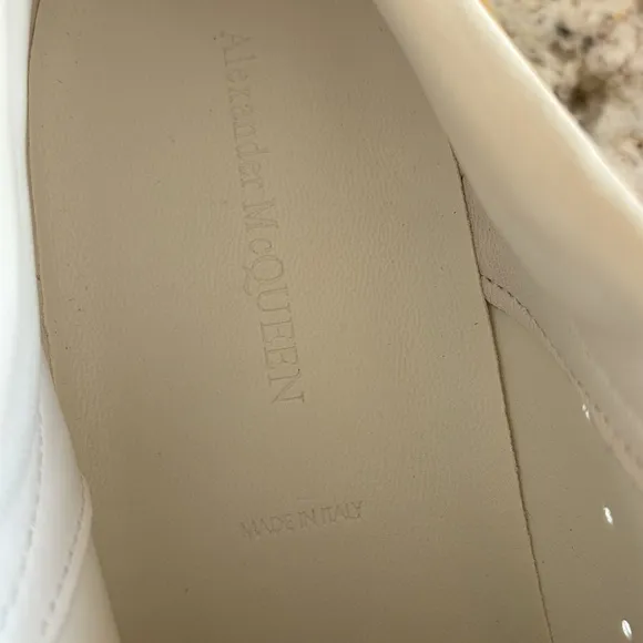 Alexander Mcqueen White Leather Oversized Platform Sneakers Mens 43 /‎ US 10