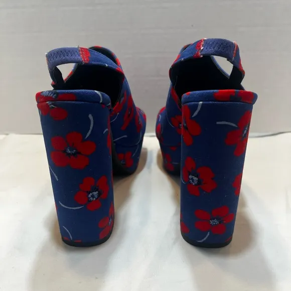 Alice   Olivia Logan Floral Platform Sandals Size 37.5