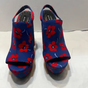 Alice   Olivia Logan Floral Platform Sandals Size 37.5