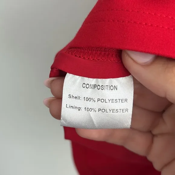 Alieva Dasha Modern Midi Dress in Red