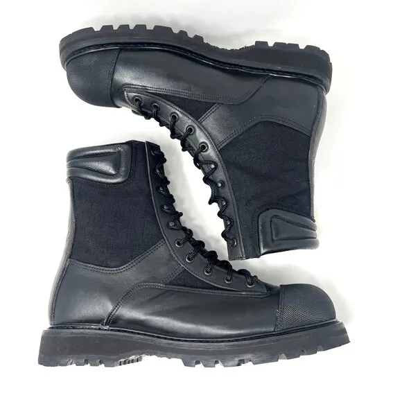 All American Boot MFG 1615 Steel Toe Patrol Sz 9.5 EE Leather Fire Fighter