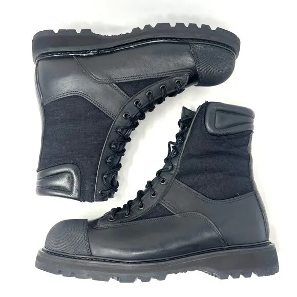 All American Boot MFG 1615 Steel Toe Patrol Sz 9.5 EE Leather Fire Fighter
