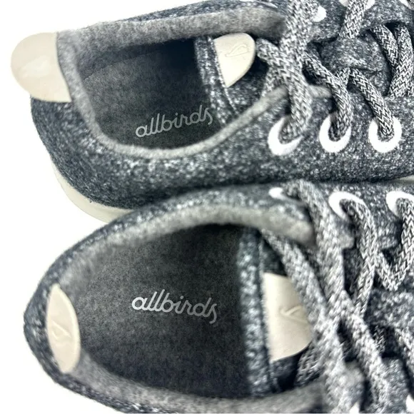 Allbirds 7 Wool Runners Shoes Natural Gray Merino Lace Up Sneakers Womens NEW