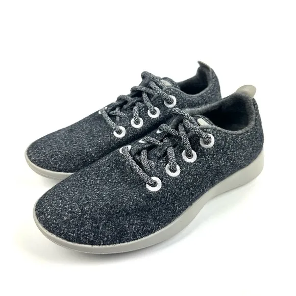Allbirds 7 Wool Runners Shoes Natural Gray Merino Lace Up Sneakers Womens NEW
