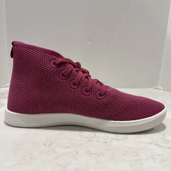 Allbirds Mens 9 Tree Topper High Tops Shoes Nikau Tourmanline Pink Sneakers NWB